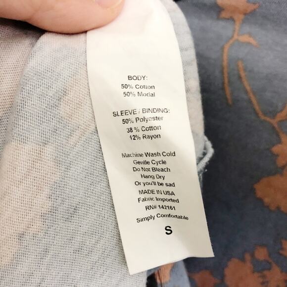 2/$30 Lularoe Small Womens Randy Unicorn Floral Print Baseball Tee - Picture 6 of 8